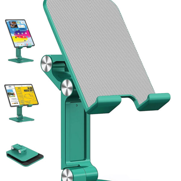 Foldable Phone Tablet Stand Adjustable Desk Holder for iPhone iPad (YWU)