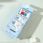 Mini Portable Hand And Mouth Wet Wipes(8 Pcs*8 Bags/Set)