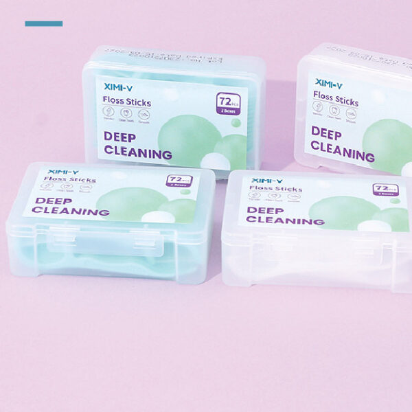 Deep Cleaning Floss Stick / Portable 2 Boxes Of 72 Pcs