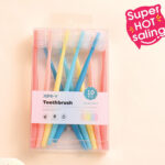 Super Value Macaron Soft Bristles Toothbrush (10 PCS)