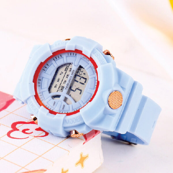 Trendy Preppy Sports Watch (Blue)