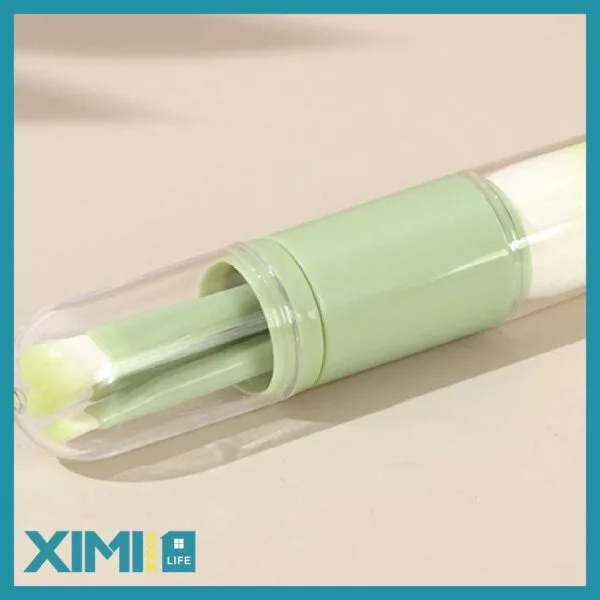 4-in-1 Portable Adjustable Cosmetic Brush(Green)