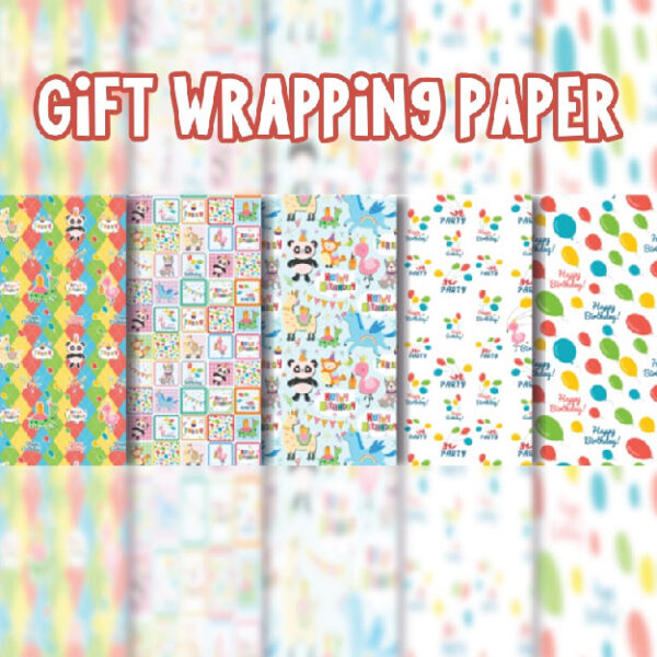 Colorful Happy Birthday Series Gift Wrapping Paper