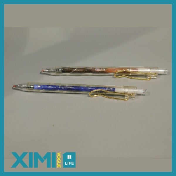 Sky Series Golden Clip Retractable Assorted Ballpoint Pen(0.5mm)