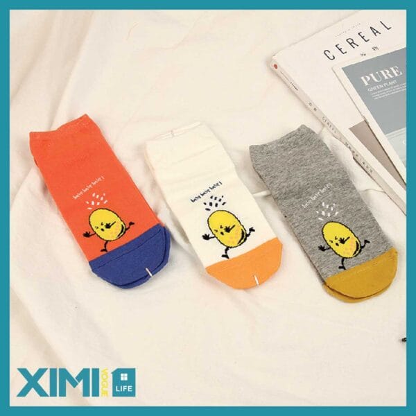 French Fries Ladies Socks(2 Pairs/Set)