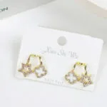 Simple And Stylish Diamond-Shaped Earrings