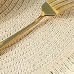 Round Fringe Table Mat (Light Apricot) - Image 2