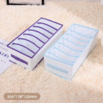 Small Fabric Underwear Storage Organizer with 7 Compartments - Image 2