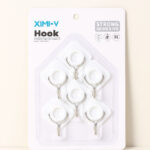 Powerful Adhesive Hook 6PCS (White) - Image 2