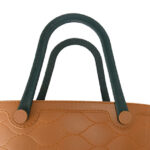 Outdoor Camping Storage Bag Shopping Portable Picnic Basket (Khaki Brown) - Image 2