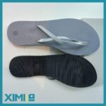 Simple Style Trendy Flip Flops for Women (Gray)(37/38) - Image 2
