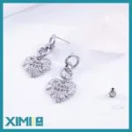 Unique Heart-Shaped Letter Earrings - Image 4