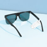 Trendy Mens Sunglasses for Adults (Gloss Black) - Image 2