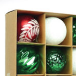 Contrast Color Christmas Ball Gift Box (6CM)(16 PCS)(Red&Green) - Image 2