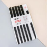 A-028 Six Pairs Of Alloy Chopsticks - Image 2