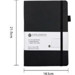 A5 Dotted Notebook, Leather Hardcover (YWU) - Image 2