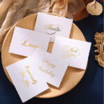 Gold Stamping Happy Birthday Card Set with Envelope and Stickers (YWU) - Image 2