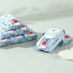 Mini Portable Hand And Mouth Wet Wipes(8 Pcs*8 Bags/Set) - Image 2
