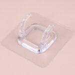 Creative Double Hook Traceless Sticky Hooks /6 Pcs (Clear) - Image 2