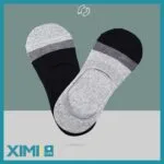 Wide Stripes Invisible Socks for Men(2 Pairs/Set) - Image 4