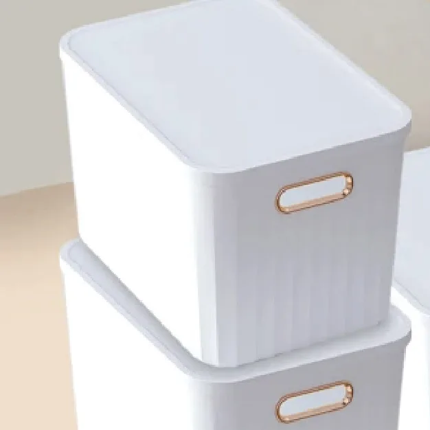 Deep Plastic Storage Organizer White M - Image 3