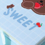 Cherry Bear Hardcover Notebook A6 (Blue) - Image 3