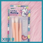 Lucky Bunny Eye Brush and Lip Brush Set 3PCS - Image 3