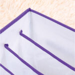 Small Fabric Underwear Storage Organizer with 7 Compartments - Image 3