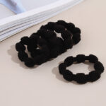 5 black basic point towel rings - Image 3