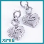 Unique Heart-Shaped Letter Earrings - Image 5