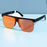 Trendy Mens Sunglasses for Adults (Gloss Black) - Image 3