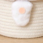 Santa Hat Cotton Rope Organizer (White) - Image 3