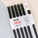 A-028 Six Pairs Of Alloy Chopsticks - Image 3