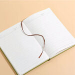 Pu Leather Cover Journal Book Ribbon Bookmark, A5 (YWU) - Image 3