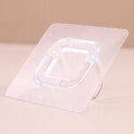 Creative Double Hook Traceless Sticky Hooks /6 Pcs (Clear) - Image 3