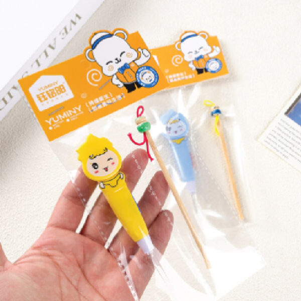 Boxed Cartoon Light Ear Spoon Suit
