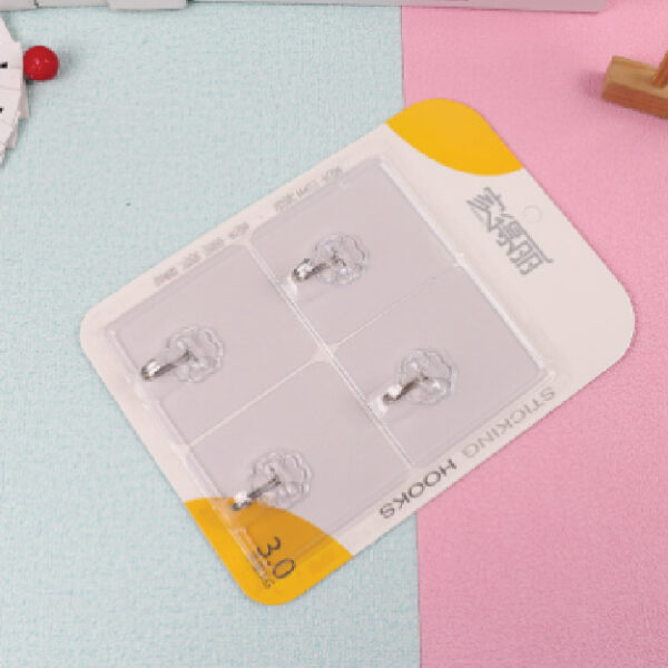 Jdl-919 Four Transparent Traceless Hooks