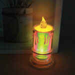 Colorful Candle Lamp (Includes Battery)