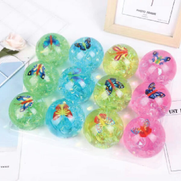6.0 Colorful Ribbon Bouncy Ball