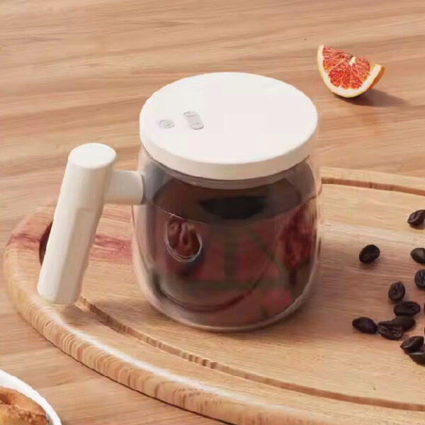 Portable Glass Mixing Coffee Tumbler 1