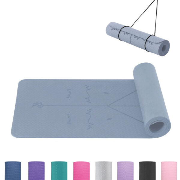 Non Slip Yoga Mat With Carry Strap