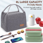 Insulated Minimalist Lunch Bag Light Weight Convenient Large