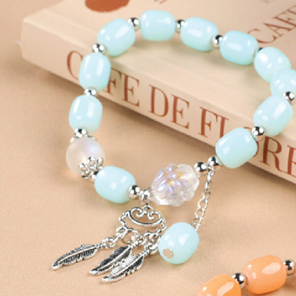 New Chinese Jujube Bead Xiangyun Tassel Bracelet 4021000384