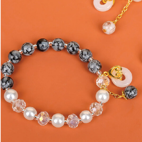 Ping Buckle Pattern Crystal Bracelet 4021000467