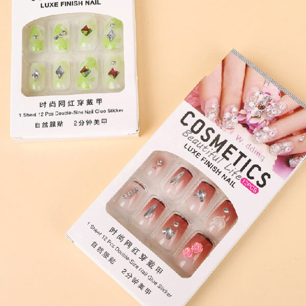 Fashion Point Drill False Nails (Square Head)