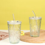 521 Ratio Glass (Straw With Lid 480Ml) 1210300023 - Image 2