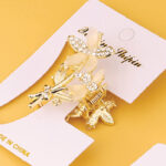 Boxed Cats Eye Rhinestone Alloy Middle Claw 4012000267 - Image 2