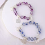 Crack Bead Butterfly Tag Bracelet - Image 2