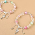 Crack Beads Tassel Pendant Bracelet - Image 2