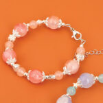 Gradient Ice Flower Crack Bead Bracelet - Image 2